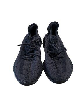 Yeezy Adidas Boost 350 V2 Static Black Reflective Sneakers Size 8